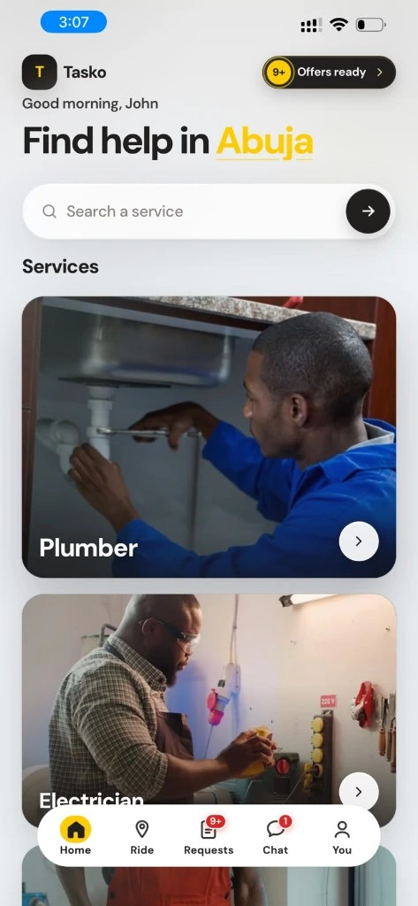Tasko app preview